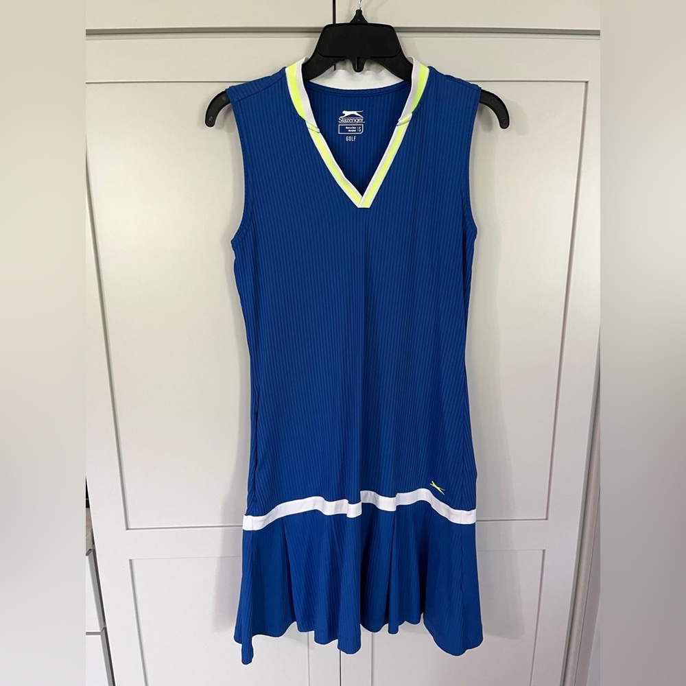 Slazenger Blue Golf Dress with undershorts- Size Large